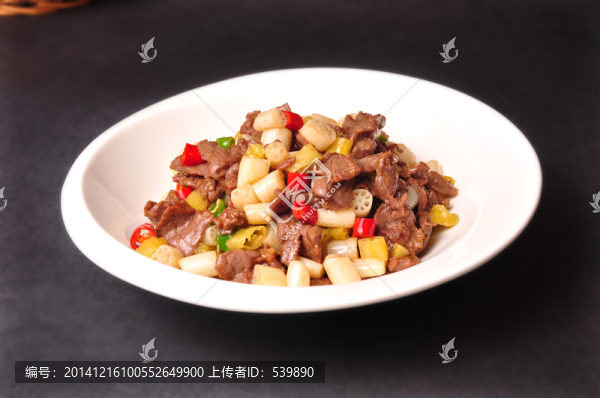 藕尖炒牛肉
