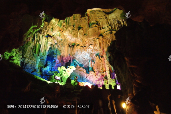 桂林,溶洞,陽(yáng)朔,風(fēng)景,鐘乳