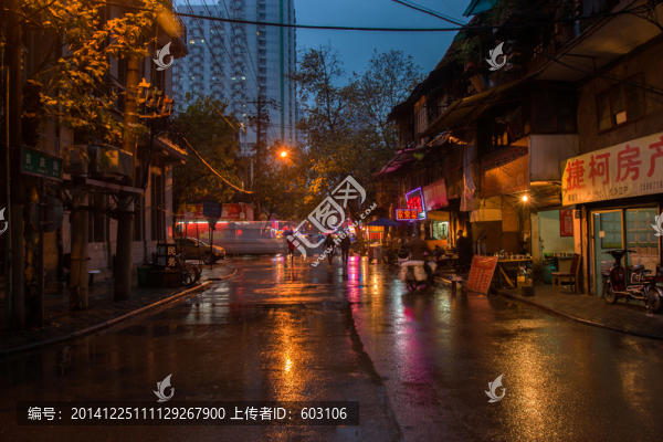 吉慶街,夜景