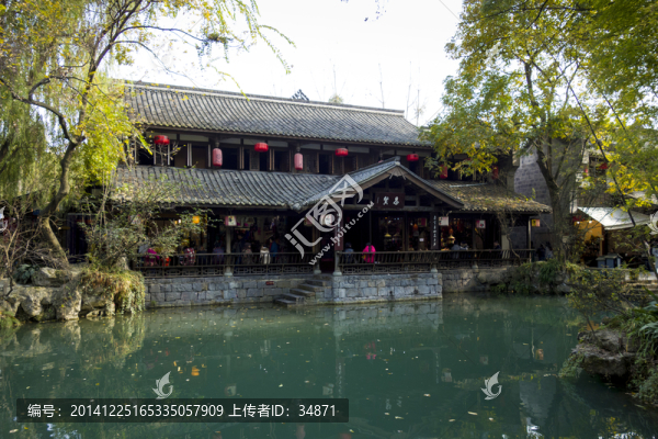 錦里古街水景