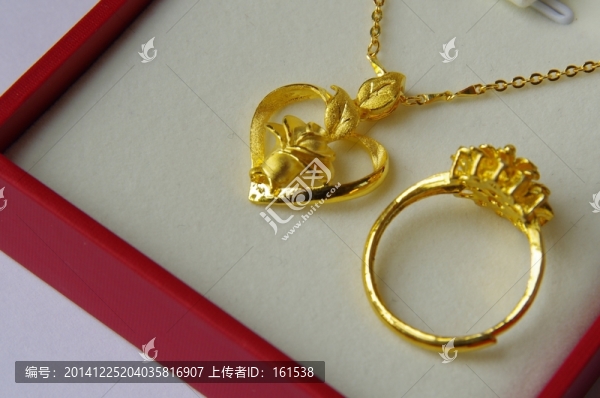黃金戒指,黃金項鏈