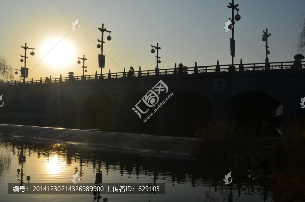 曲江池畔漢武泉橋