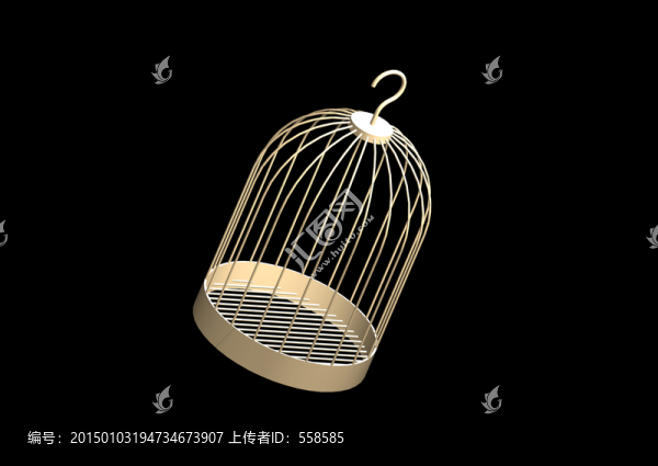 鳥籠,3D（tif未分層）