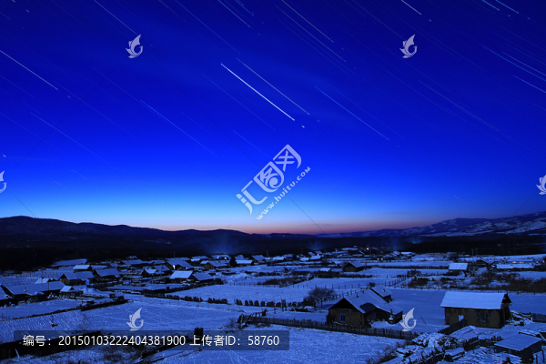 星空下的雪村