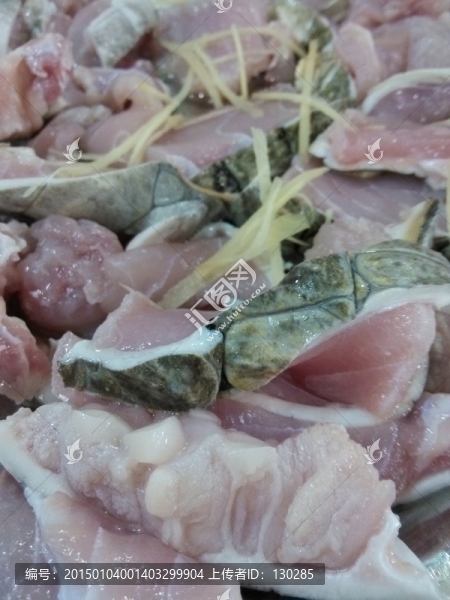 姜絲新鮮鱷魚肉