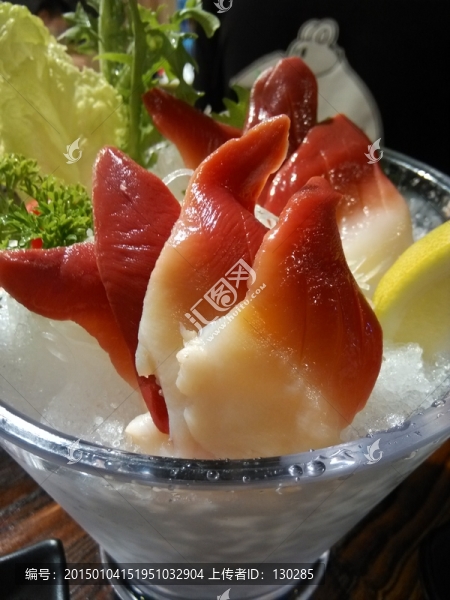 北極貝刺身