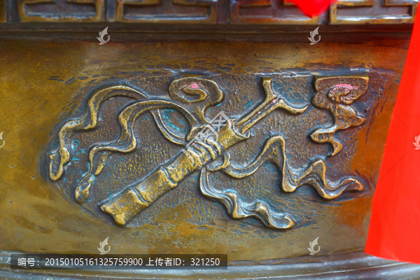 佛教八寶,浮雕