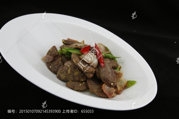 高粱粑炒臘肉
