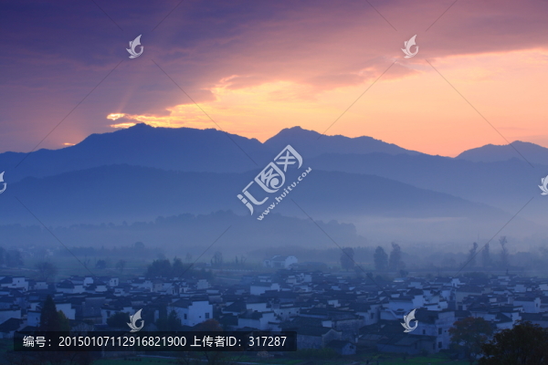 山村的早晨