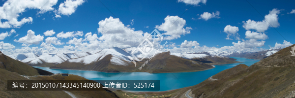 羊卓雍措全景圖