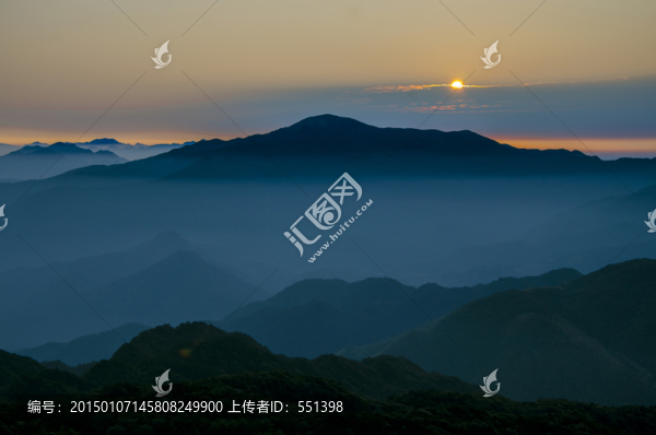 九仙山日出