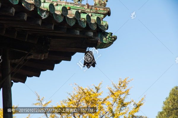 中國古建筑屋檐銅鈴