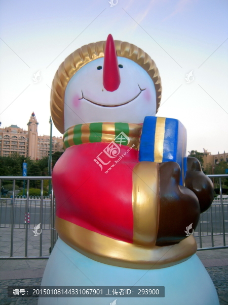2014年可愛圣誕卡通雪人