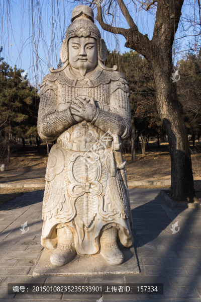 明十三陵神路雕像