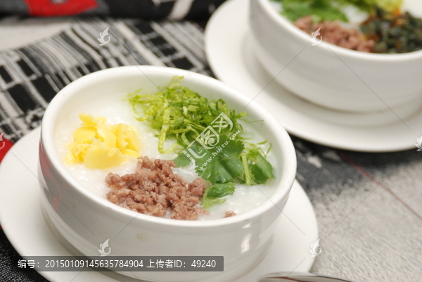 瑤柱白果肉茸粥