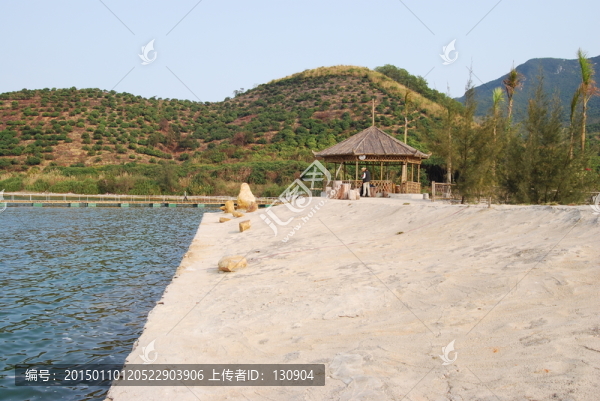 海邊山莊風(fēng)景圖