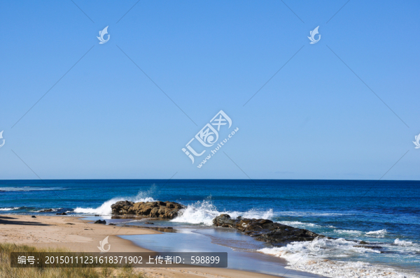 海邊巖石