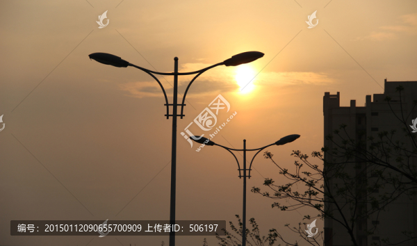 燈下夕陽
