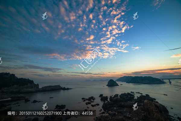 天空,海島