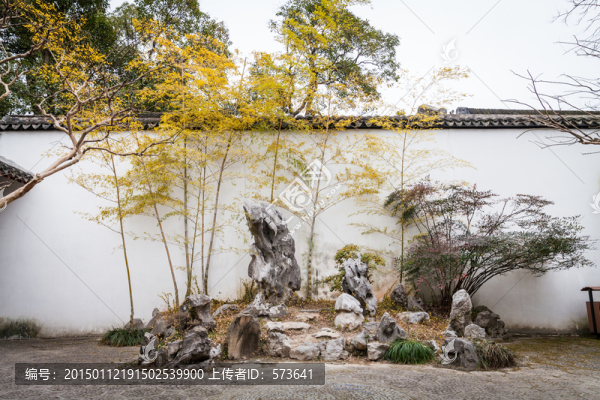 假山景色