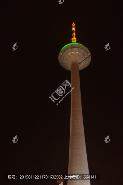 沈陽彩電塔,彩塔,夜景