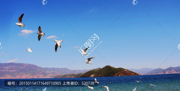云南,瀘沽湖,湖光山色