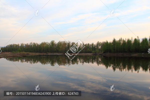 原始森林,湖泊