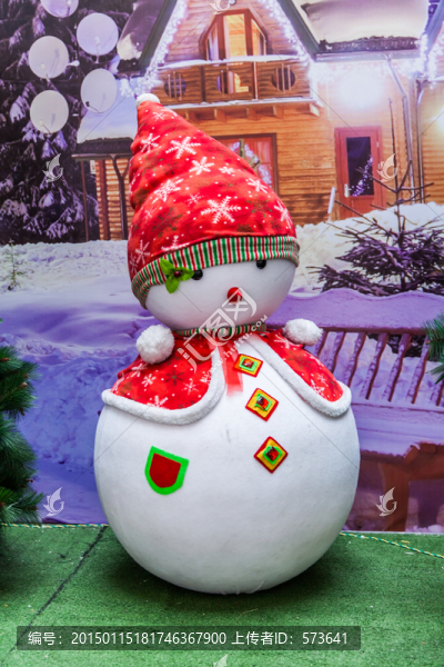 可愛圣誕雪人