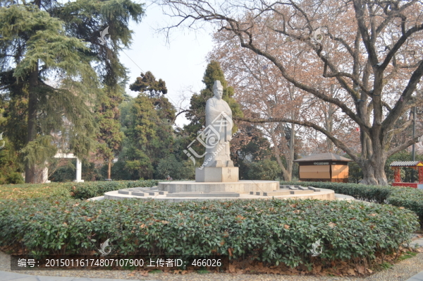 郭璞雕塑