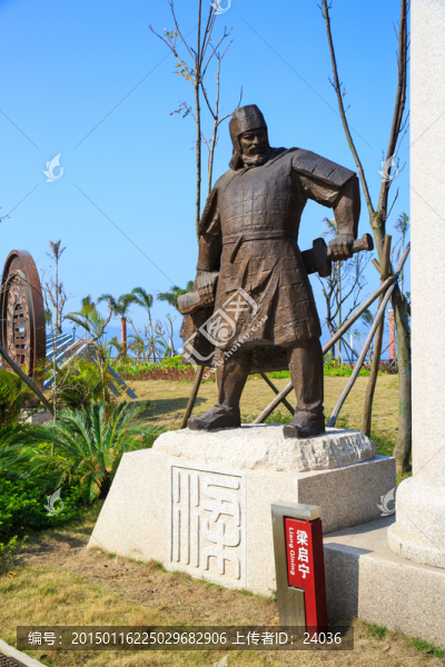 防城港市伏波文化園,雕塑