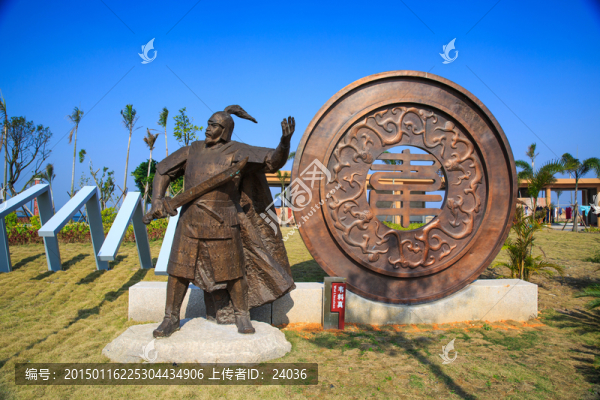 防城港市伏波文化園,雕塑