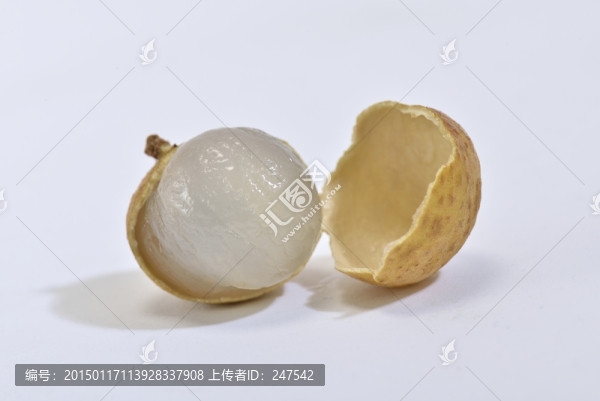打開的龍眼