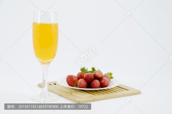 草莓果汁圖片
