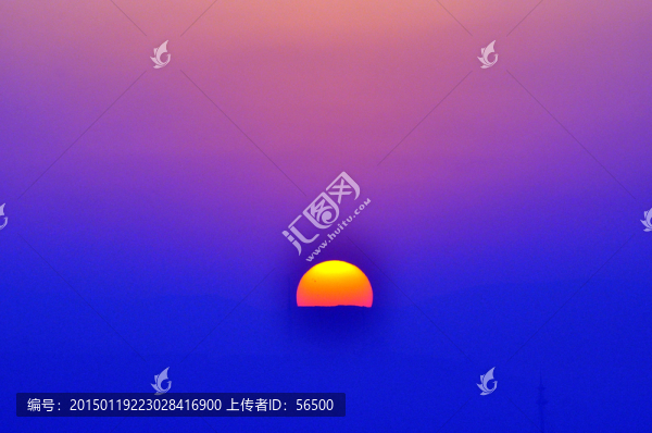 落日