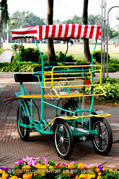 觀光自行車,租賃