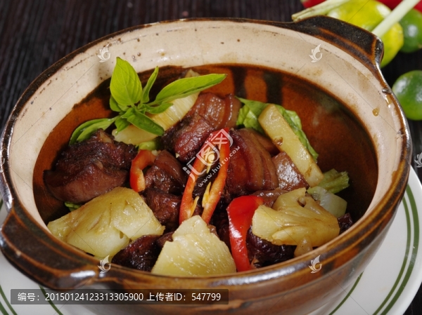 菠蘿紅燒肉菠蘿呋魯肉