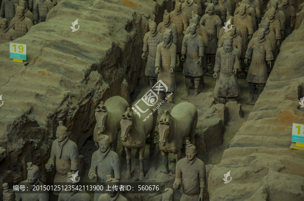 兵馬俑,墓坑