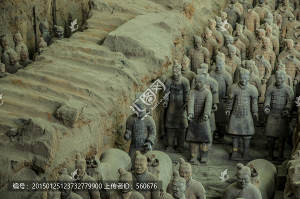 兵馬俑,墓坑