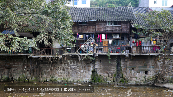重慶偏巖古鎮(zhèn),老房子