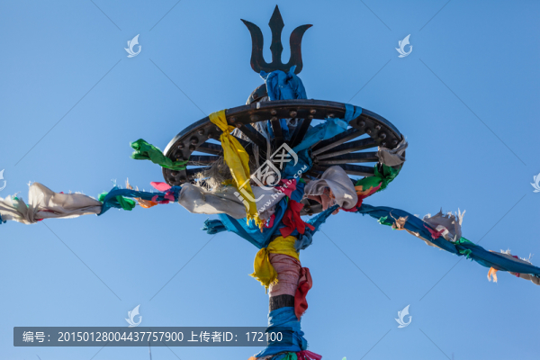海拉爾草原部落敖包