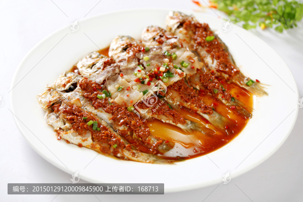 大蝦醬蒸野生黃花魚