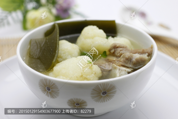 海帶花菜骨頭湯