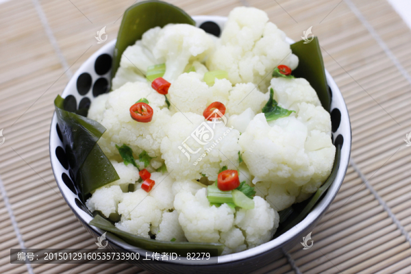 海帶炒花菜
