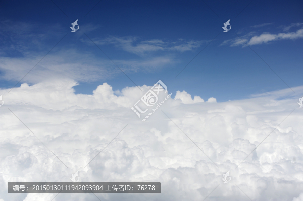 藍(lán)天白云美景