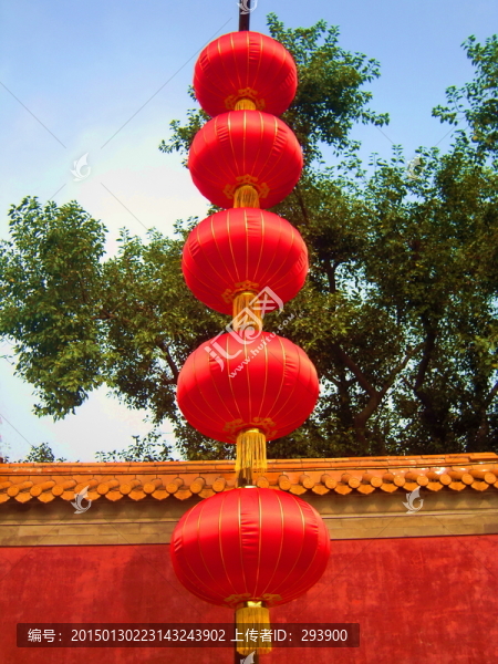 一串大紅燈籠