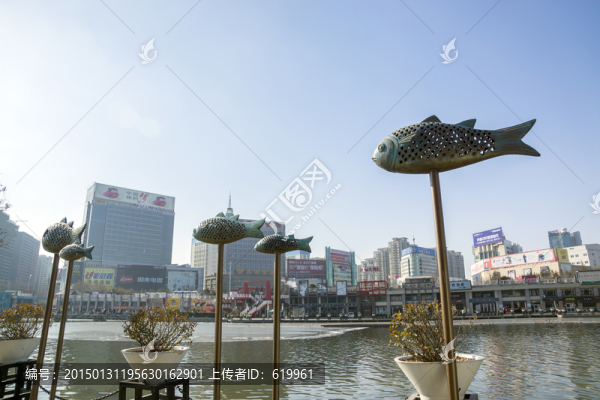 城市雕塑,景觀魚