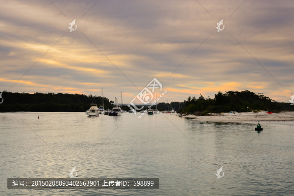 漁港黃昏