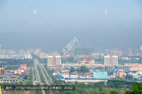 縣城風光,西雙版納,城市全貌