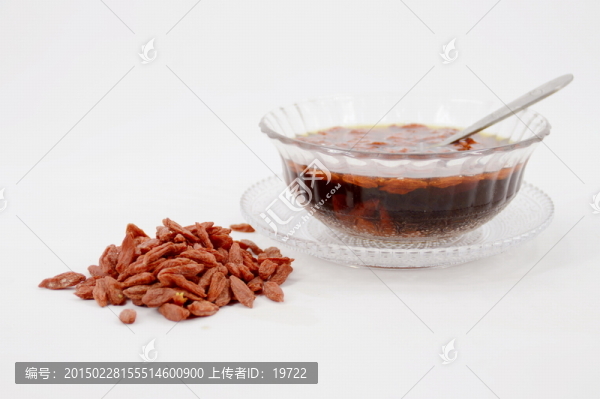 枸杞泡水茶,圖片