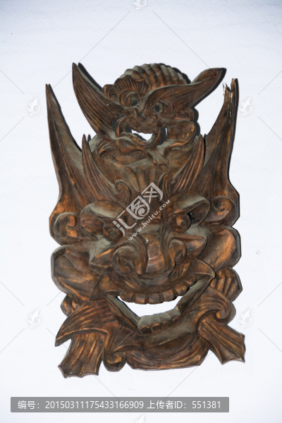 臉譜,木雕工藝品